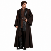 Anakin Skywalker Costume Jedi Robe Tunic Halloween Cosplay Suit Adult