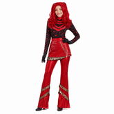 Descendants 5 Red Costume Wicked Wonderland Princess Red Halloween Cosplay Outfit