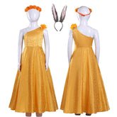 Girls Judy Hopps Yellow Dress Kids Judy Halloween Cosplay Outfit Tusary