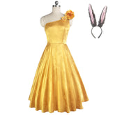 Adult Judy Hopps Yellow Dress Girls Judy Halloween Cosplay Costume Tusary