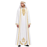 King Baldwin IV Costume with Mask Arabian King Halloween Cosplay Suit
