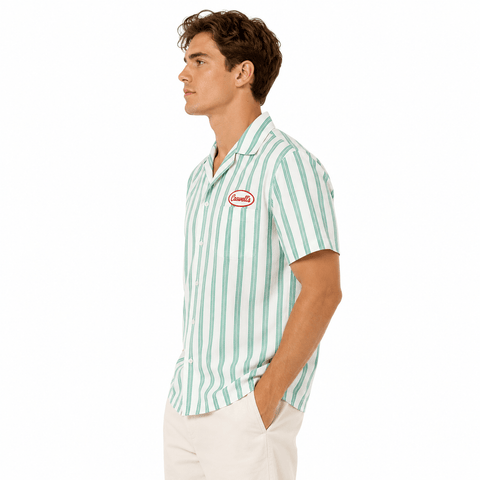 Bear Bailey Obsession Costume Green Striped Work Shirt