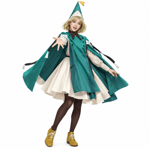 Coco Witch Hat Atelier Costume Anime Halloween Party Cosplay Full Set
