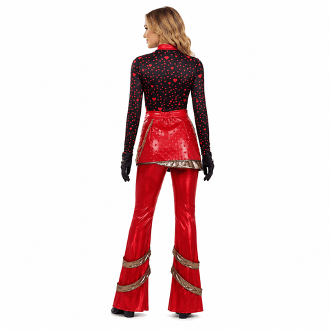 Descendants 5 Red Costume Wicked Wonderland Princess Red Halloween Cosplay Outfit
