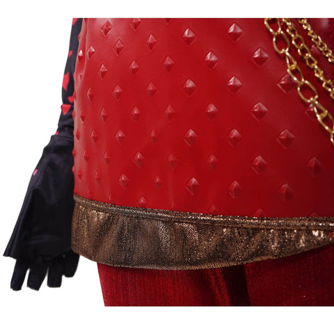 Descendants 5 Red Costume Wicked Wonderland Princess Red Halloween Cosplay Outfit
