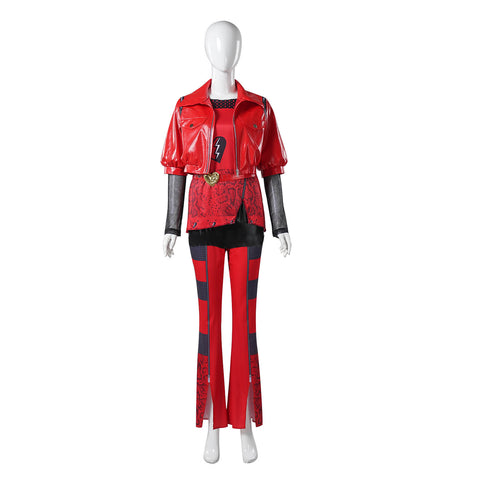 Descendants Costume Red Halloween Party Suit Women