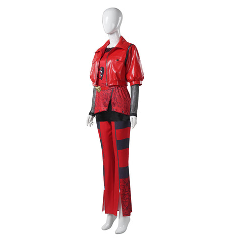 Descendants Costume Red Halloween Party Suit Women
