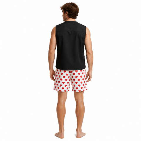 Dungeon Explorer Carl Vest Hearts Short Halloween Cosplay Suit