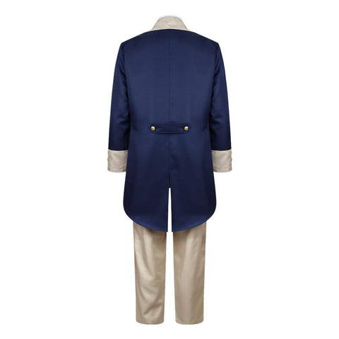 Men Founding Father Costume George Washington Outfit Colonial American Halloween Party Suit
