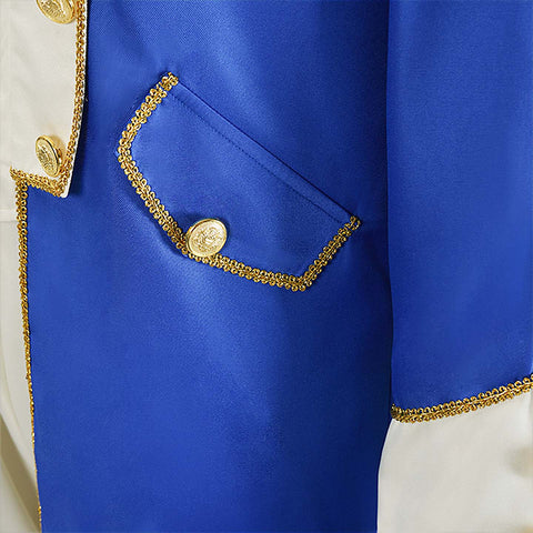 George Washington Costume Adult 5Pcs Founding Father Colonial Costume Men Halloween Suit