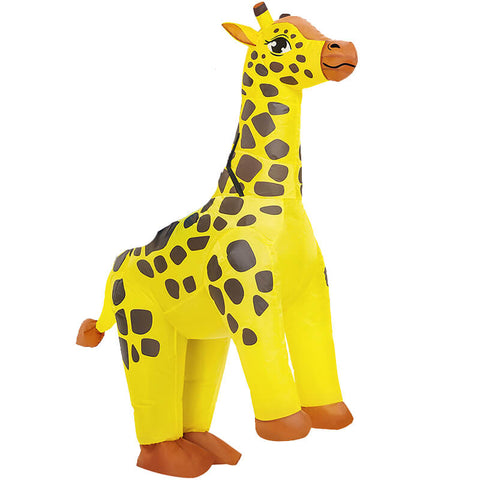 Tusary Giraffe Inflatable Costume Adult Blow Up Halloween Party Suit