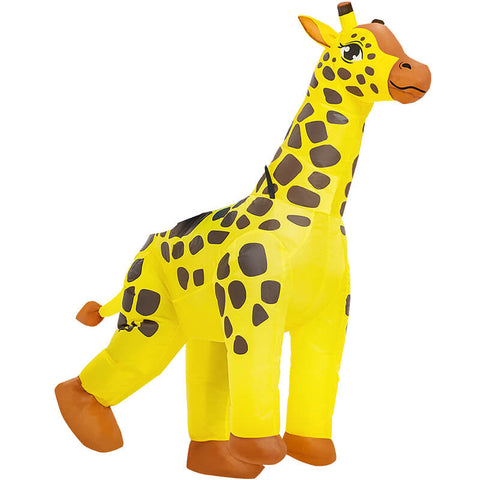 Tusary Giraffe Inflatable Costume Adult Blow Up Halloween Party Suit