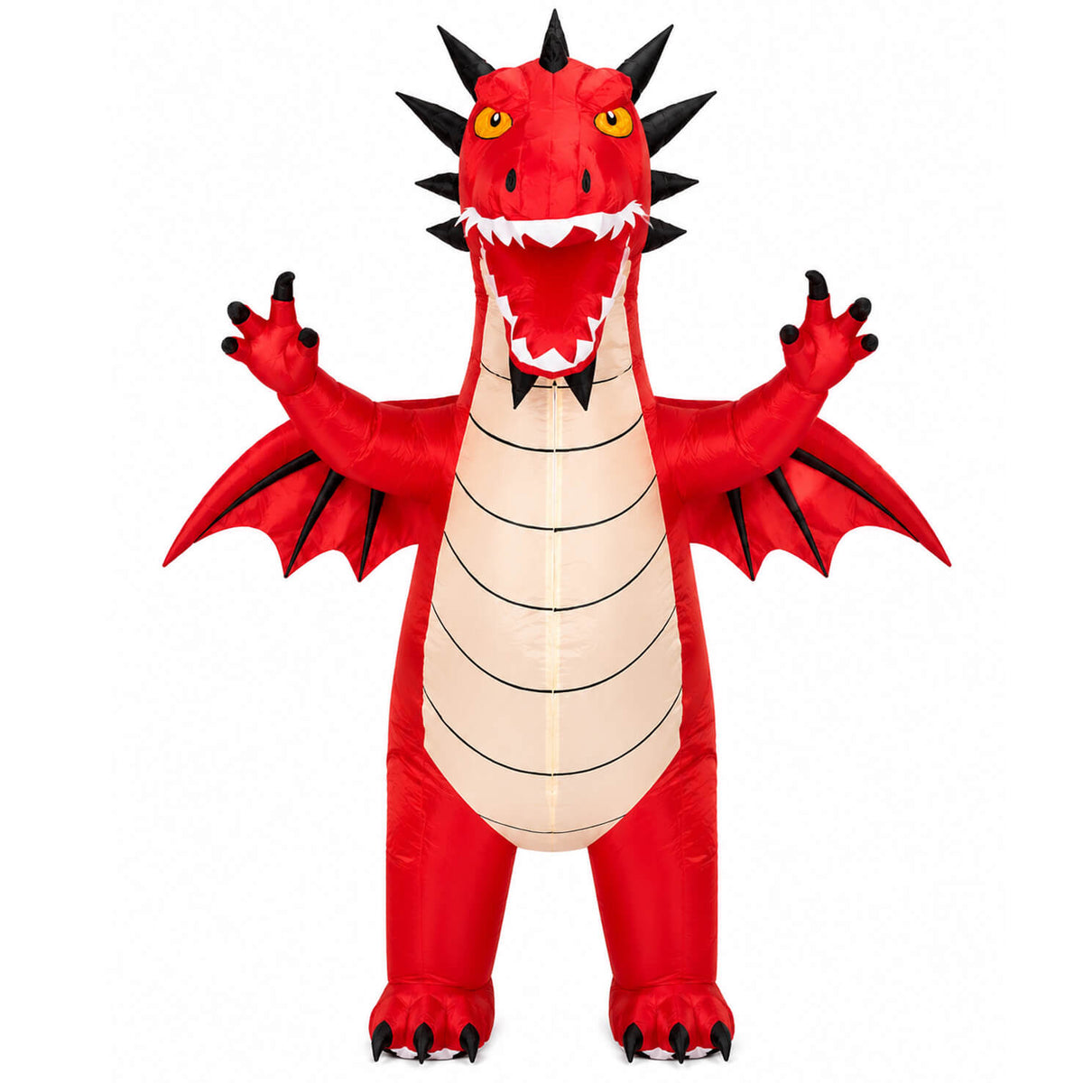 Inflatable Dragon Costume Adult Red Dragon Funny Halloween Party Suit