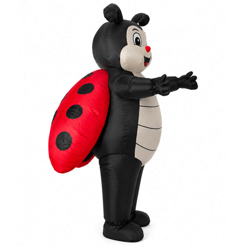 Inflatable Ladybug Costume Adult Funny Blow up LadyBird Halloween Party Cosplay Suit
