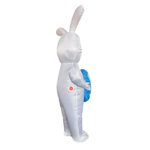 Cute Inflatable Rabbit Costume Easter Bunny Fancy Party Halloween Suit Adult