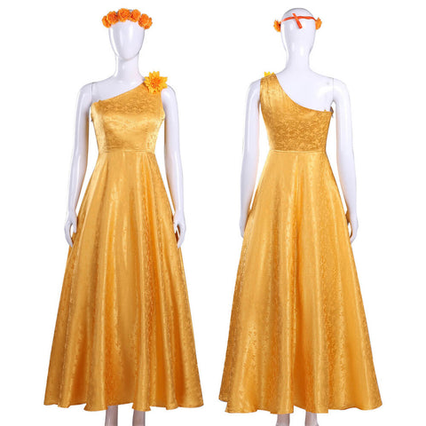 Women Judy Hopps Yellow Dress Judy Halloween Costume Tusary