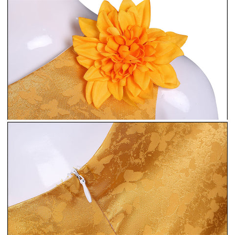 Girls Judy Hopps Yellow Dress Kids Judy Halloween Cosplay Outfit Tusary