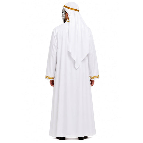 King Baldwin IV Costume with Mask Arabian King Halloween Cosplay Suit