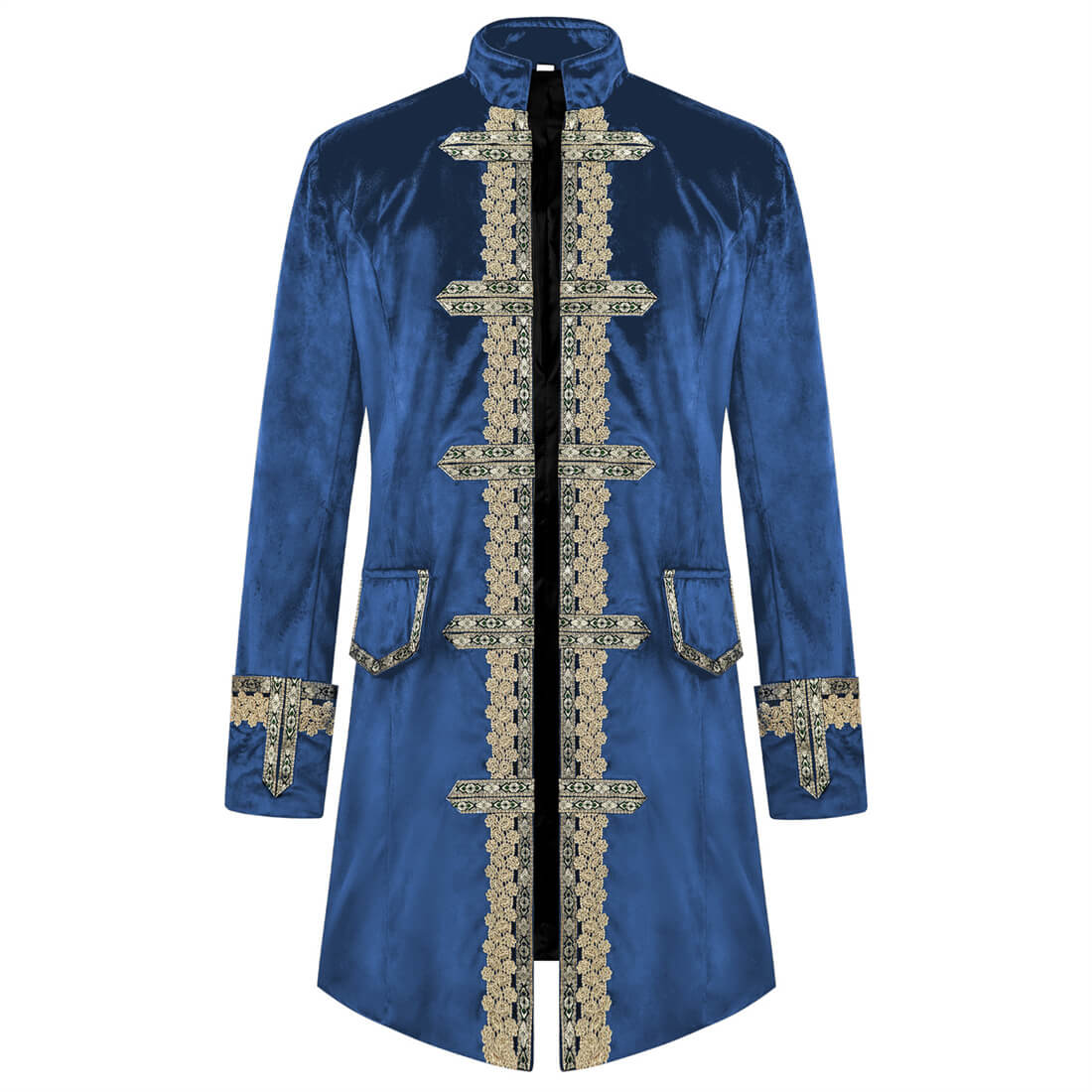 Men Steampunk Vintage Tailcoat Gothic Victorian Frock Coat Jacket