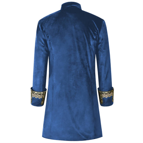 Men Steampunk Vintage Tailcoat Gothic Victorian Frock Coat Jacket