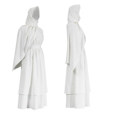 2026 Odyssey Athena Costume White Goddess Greek Outfit Halloween Party Suit