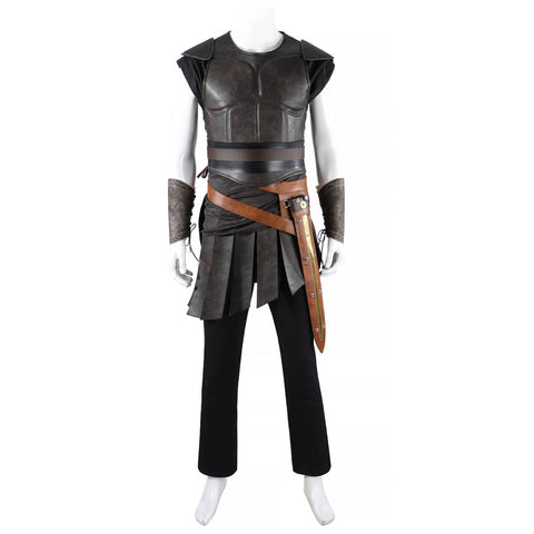 Odyssey Warrior Costume Greek Gladiator Armor Cosplay Outfit Halloween Suit Top Level