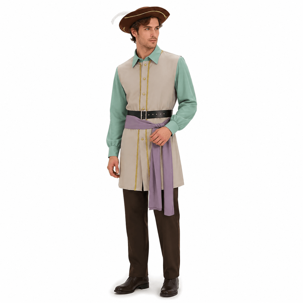 Pirate Clark Costume Backrooms Halloween Cosplay Suit Mens