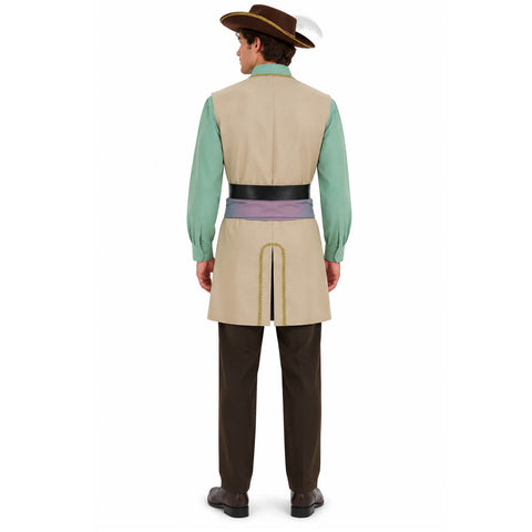 Pirate Clark Costume Backrooms Halloween Cosplay Suit Mens