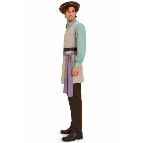 Pirate Clark Costume Backrooms Halloween Cosplay Suit Mens