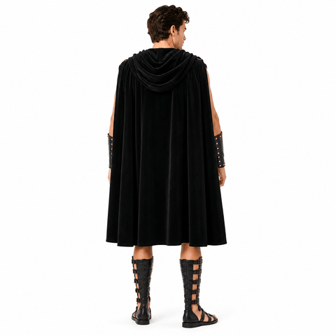 The Odyssey 2026 Odysseus Costume Black Greek Warrior Armor Outfit Halloween Cosplay Suit