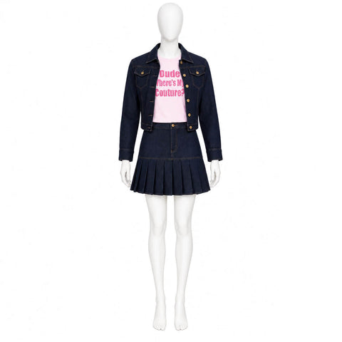 White Chicks Costume Karen Denim Halloween Party Cosplay Outfit