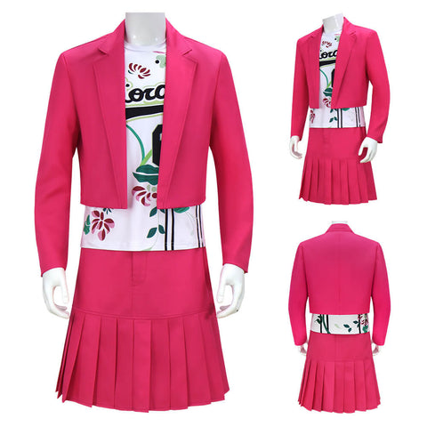 White Chicks Costume Karen Pink Halloween Party Cosplay Outfit