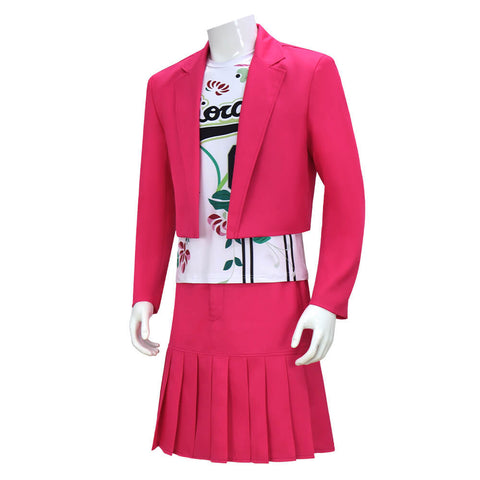 White Chicks Costume Karen Pink Halloween Party Cosplay Outfit