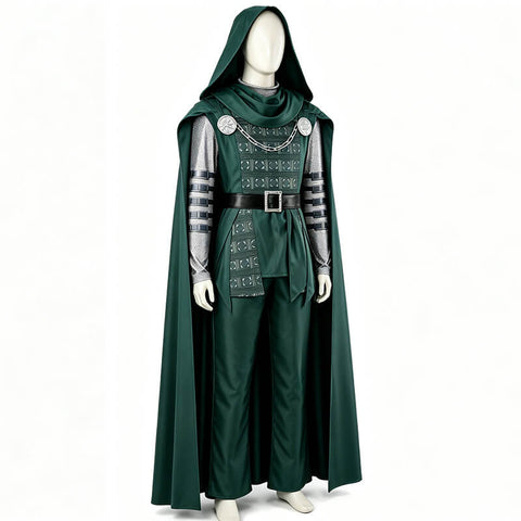 Dr Doom Costume Classic Dr. Doom Halloween Cosplay Suit