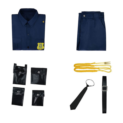 Fox Nick Police Officer Costume Nick Uniform Halloween Cosplay Outfit