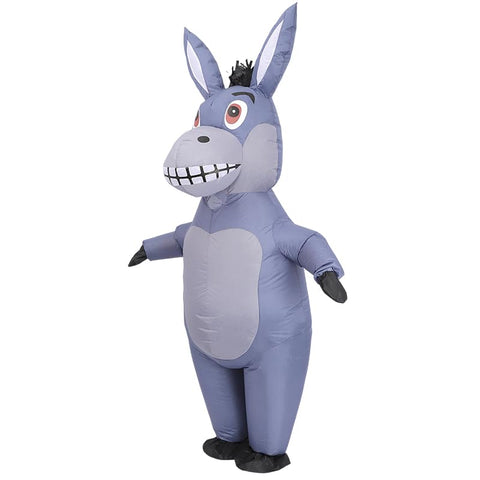 Inflatable Donkey Costume Blow Up Donkey Party Suit Funny Halloween Costume Outfit