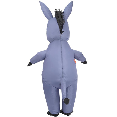 Inflatable Donkey Costume Blow Up Donkey Party Suit Funny Halloween Costume Outfit