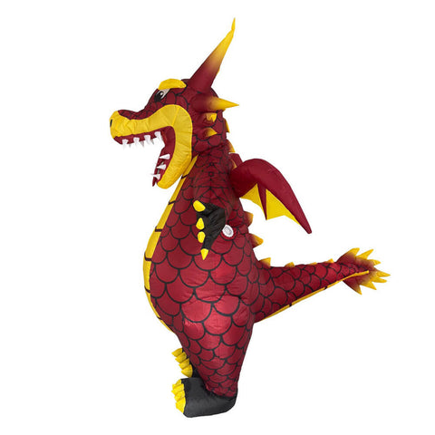 Inflatable Dragon Costume Adult Funny Dragon Blow Up Halloween Party Suit