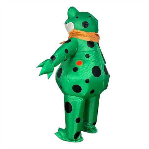 Inflatable Frog Costume Funny Frog Blow Up Halloween Cosplay Suit Adult