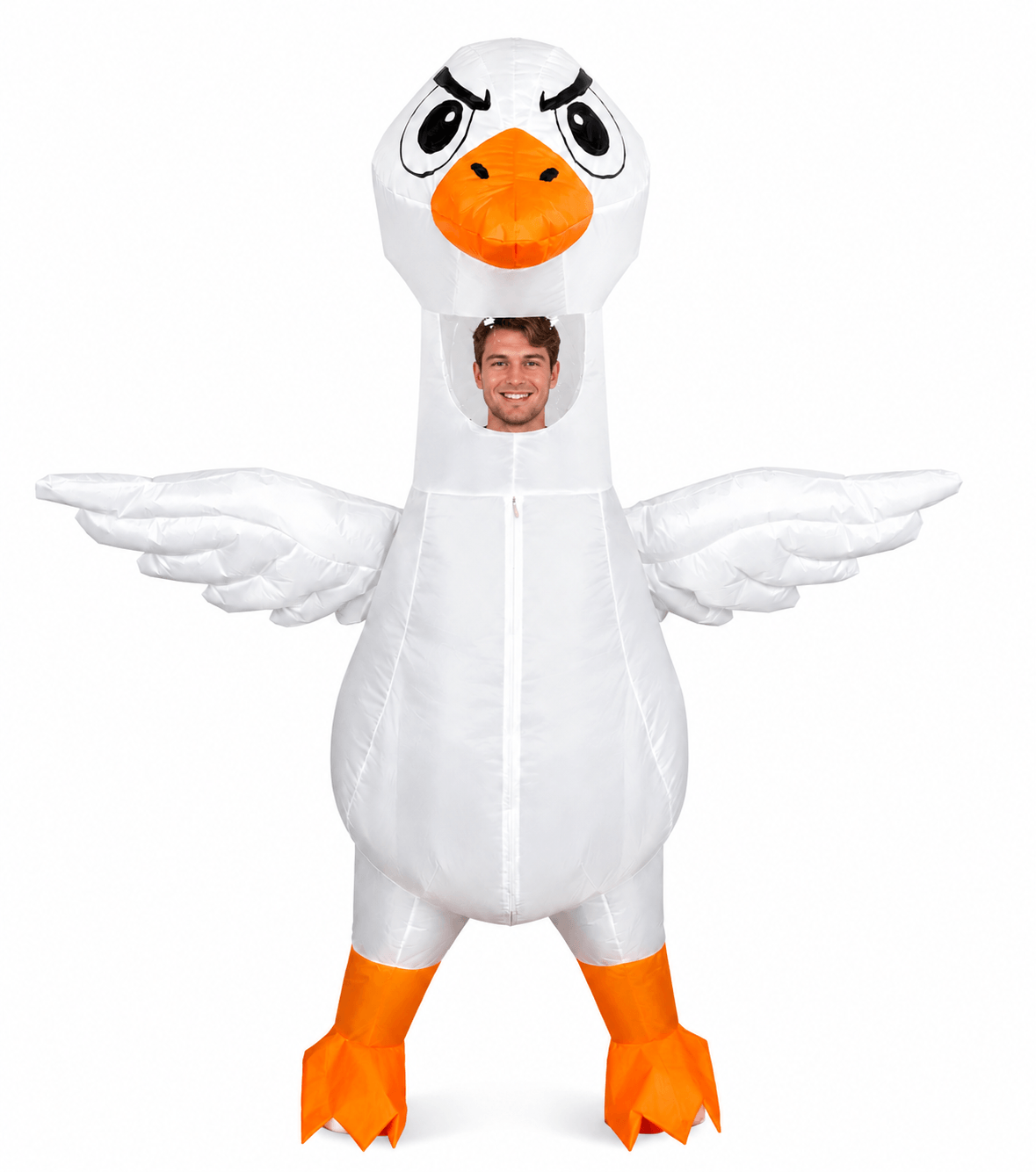 Inflatable Goose Costume Funny Halloween Goose Cosplay Suit