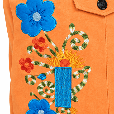 Men Luis Madrigal Descendants Wicked Costume Luis Orange Waistcoat