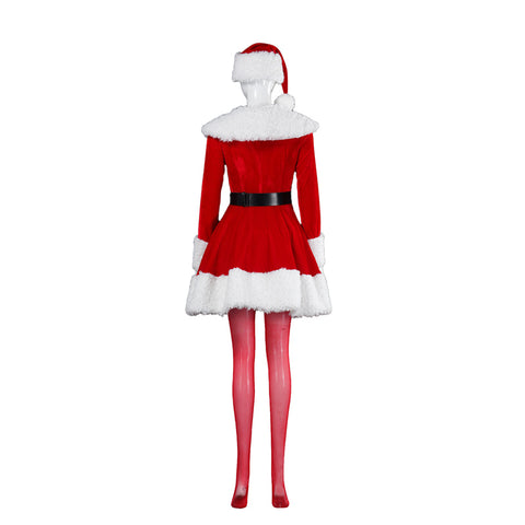 Tusary Martha May Whovier Costume Adult Women Christmas Santa Costume