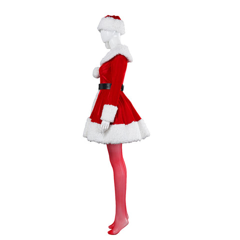 Tusary Martha May Whovier Costume Adult Women Christmas Santa Costume