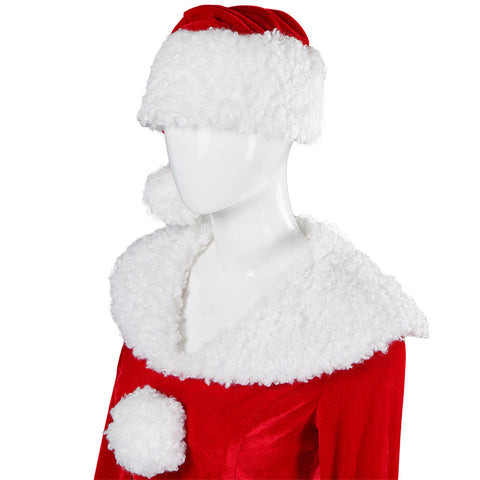 Tusary Martha May Whovier Costume Adult Women Christmas Santa Costume