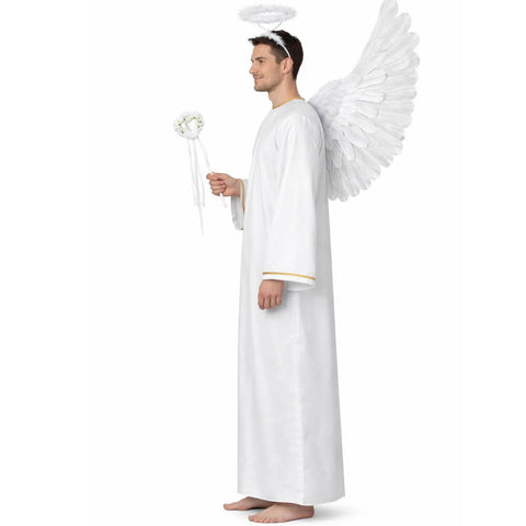 Men Angle Costume Church Pastor Uniform Halos Robe Angel Uniform