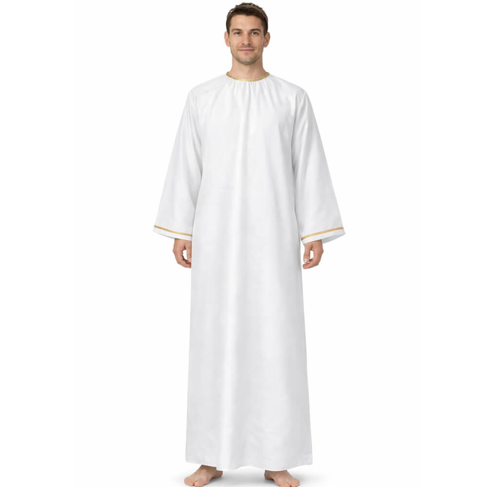 Men Angle Costume Church Pastor Uniform Halos Robe Angel Uniform
